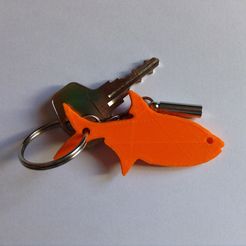 2.jpg STL-Datei Fish Keychain kostenlos・Design zum 3D-Drucken zum herunterladen