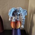Éléphant de cirque mignon à imprimer Flexi