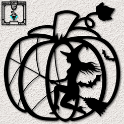 project_20230913_1347574-01.png Joli art mural sorcière décoration murale citrouille décoration halloween