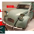 Diapositive2.jpg STL-Datei 2CV LIEFERWAGEN TYP AK 400 ZUBEHÖR kostenlos・3D-Druck-Vorlage zum herunterladen