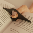 book-holder-close.png Book Page Opener Holder Thumb Ring & Book Mark