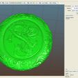 3D printable model.jpg Dragon medalion