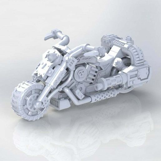 Bike Ork-ley Davidson 3D model