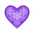 Mold heart 06 blank 85mm 80mm 14mm.stl Coeur de moule en pain d'épices 06