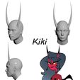 Helluva-Boss-Kiki-horns-STL-pack-3D-print-model.jpg Helluva Boss characters horns STL pack 3D print model
