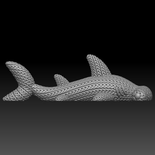 KHS-5.jpg Knitted Hammerhead Shark