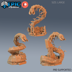 Cave-Centipede.png Файл 3D Набор пещерной сороконожки ‧ DnD Miniature ‧ Tabletop Miniatures ‧ Gaming Monster ‧ 3D Model ‧ RPG ‧ DnDminis ‧ STL FILE・Модель 3D-принтера для скачивания