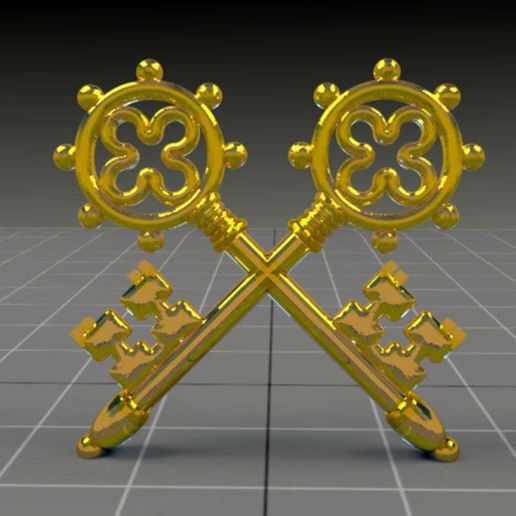 deco key - 3D model önizlemesi