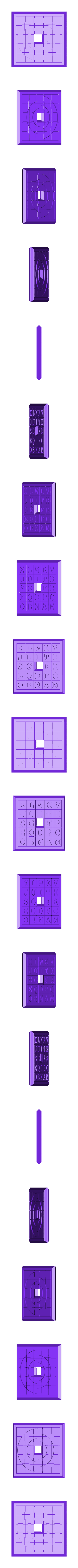 Sliding5x5Puzzle5.stl 両面スライドパズル
