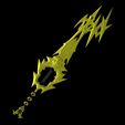 GulaKeyblade.jpg Gula's Leopardos Keyblade - Kingdom Hearts