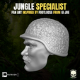 13.png Jungle Specialist head for Action Figures