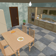 1.png 3D Kitchen room