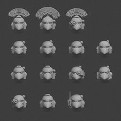 helmets_01.jpg STL file Chirpmaster helmets・3D print model to download