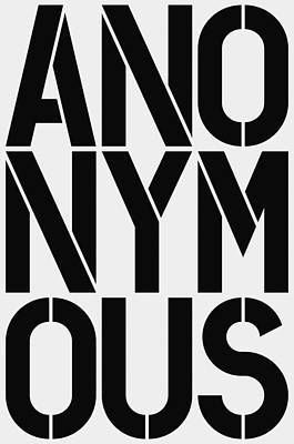 Free 3D file Anonymous Logo・3D print design to download・Cults