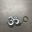 Image-2026-07-13T040015.788.jpg Om (ॐ) symbol keychain