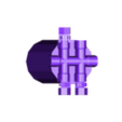 Diverter Block WIth Catch Can.stl Система управления маслом Аксессуары для двигателя
