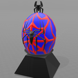 4.png Free STL file "Spiderman egg" piggy bank・3D printing design to download