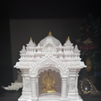 IMG_7150.png Traditional Hindu temple | Table Top temple 3d file | Indian office temple | Pooja Mandir STL