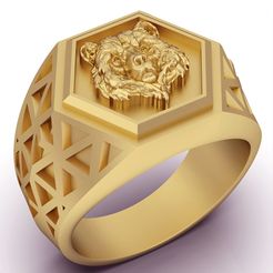 keyshot-jewelry-scene-setup-set-3.10618.jpg STL file Bear ring・3D print design to download
