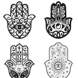2019-03-14-2.png Laser Cutting Vector Pack - 20 Hands Of Fatima