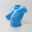 02.png STL file Bust Big tits・3D printing template to download
