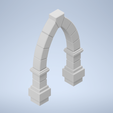 archway-part-render-default.png STONE ARCHWAY MINIATURE - FOR FANTASY D&D DUNGEONS AND DRAGONS RPG ROLEPLAYING GAMES. 28MM SCALE