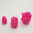 Rose_Valentin_impression_3D_2.jpg Archivo STL gratis Rosas de Aniversario・Modelo de impresión 3D para descargar