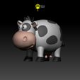 BPR_Composite.jpg Cute Cow- Ready for 3D Print