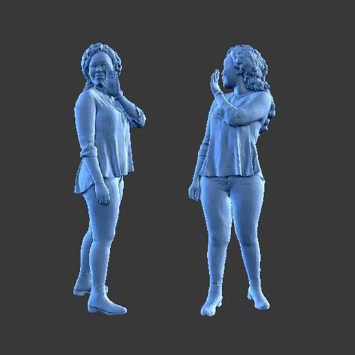 CHARACTER FIGURE GIRL W11 3D model