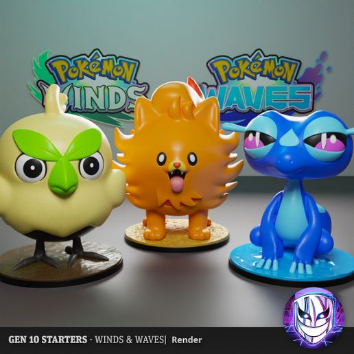 GEN 10 STARTERS - BROWT | POMBON | GECQUA - Winds & Waves SET