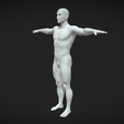 4.png Man Body Base Mesh | T-Pose