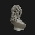 screenshot017.jpg STL file Snoop Dogg 3D sculpture Ready to 3D print・3D printing design to download