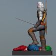 Preview05.jpg Geralt vs The Crones The Witcher 3 - Henry Cavill Version 3D print model