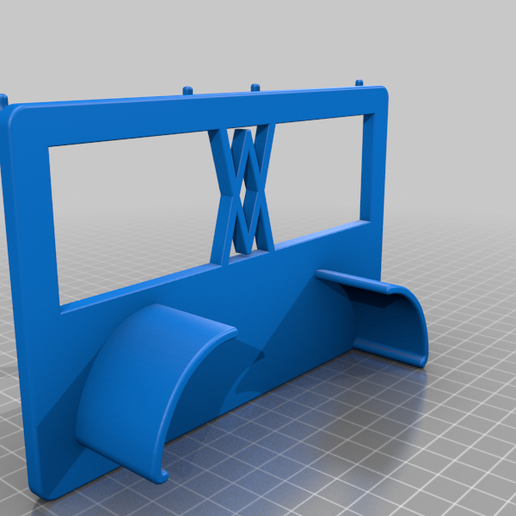 Pins.png Tool holder for axe 45cm 076 I ENFORCE I for screws of peg board