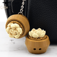 Cutie3D_Moonstone_Succulent_Keycap_Fidget_Clicker_Keychain_-_07.png Cutie3D Moonstone Succulent Keycap Fidget Clicker Keychain - Porte-clés sac à dos mignon