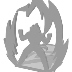 candlefront.png STL-Datei DBZ Teelichthalter・3D-druckbares Modell zum herunterladen