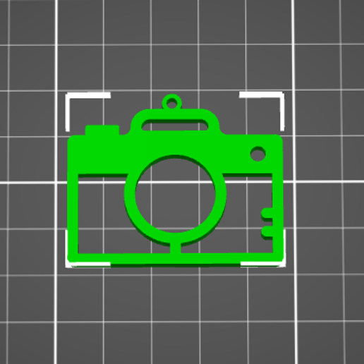 Photo, Camera, HANGER FOR NECKLACE, JEWELRY, EAR RINGS, KEY HANGER, CHARM 3D model