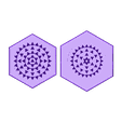 hexaherbgrinder1.STL bee hexagon grinder