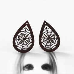 untitled.639.jpg STL-Datei ANHÄNGER OHRRING HALLOWEEN・3D-druckbares Modell zum herunterladen