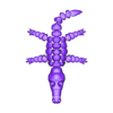 Crocodile_3DPrint.stl Aligátor articulado - Flexible único