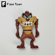 Flexi-Town-Taz,-I1.png Flexi Taz, figurine articulée, 3mf inclus