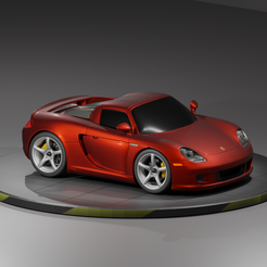 porsche.png Fichier STL Toon Porsche Carrera GT・Design pour impression 3D à télécharger