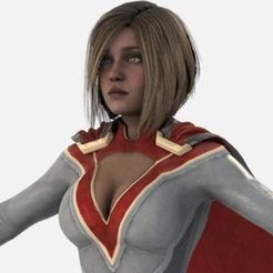 power-girl-from-injustice-2.jpg Power Girl from Injustice 2 3D Model