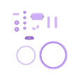 LIGHTS.stl STL file Death Stranding Sam on his bike with LED lights・3D printing model to download