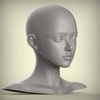 2.32.jpg 28 3D HEAD FACE FEMALE CHARACTER FEMALE TEENAGER PORTRAIT DOLL BJD LOW-POLY 3D MODEL