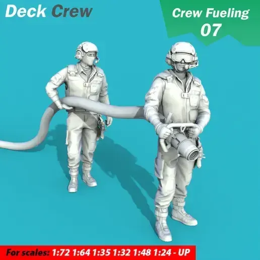 🪖 DECK CREW military・ STL File for 3D printing・Cults