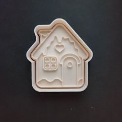 cutter + gingerbread house cookie cutter / Gingerbread house cookie cutter