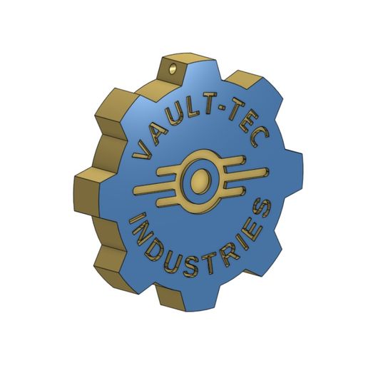 VAULTTEC-KC.jpg VAULT-TEC INDUSTRIES KEYCHAIN