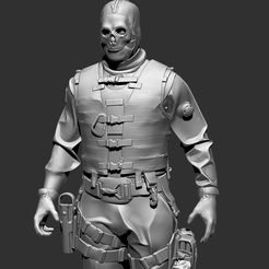 STL file COD Warzone 2 Ghost of Akihabara 👻・3D print model to  download・Cults