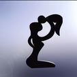 mom son render1.JPG Mother and child silhouette